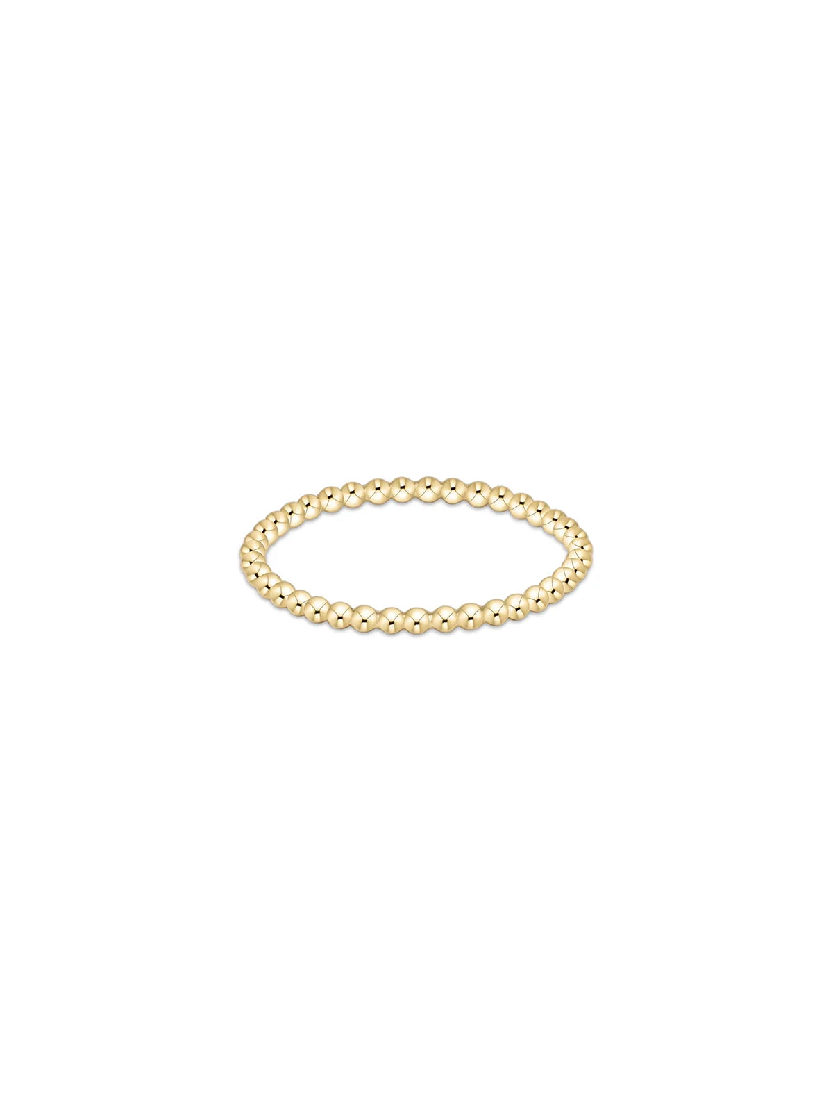enewton Classic Gold 1.5mm Bead Ring - Size 8