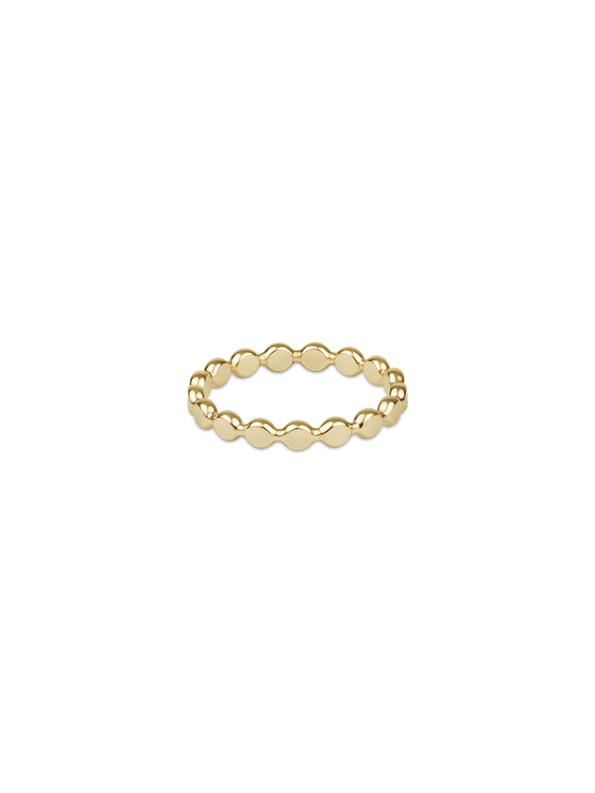 enewton Classic Gold 2.5mm Bead Disc Ring - Size 7