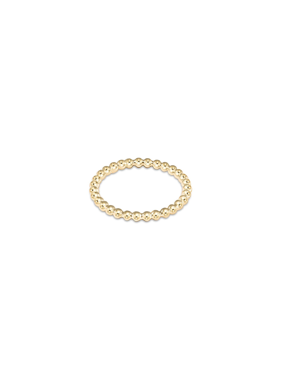 enewton Classic Gold 2mm Bead Ring - Size 7