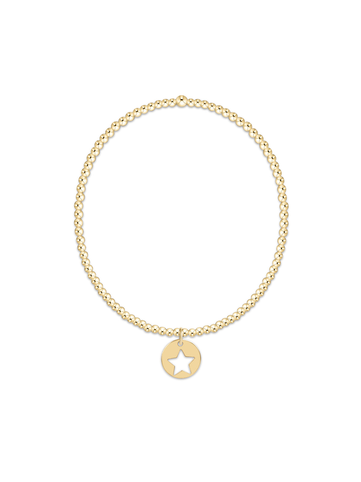enewton Classic Gold 2mm Bracelet - Star Small Gold Disc