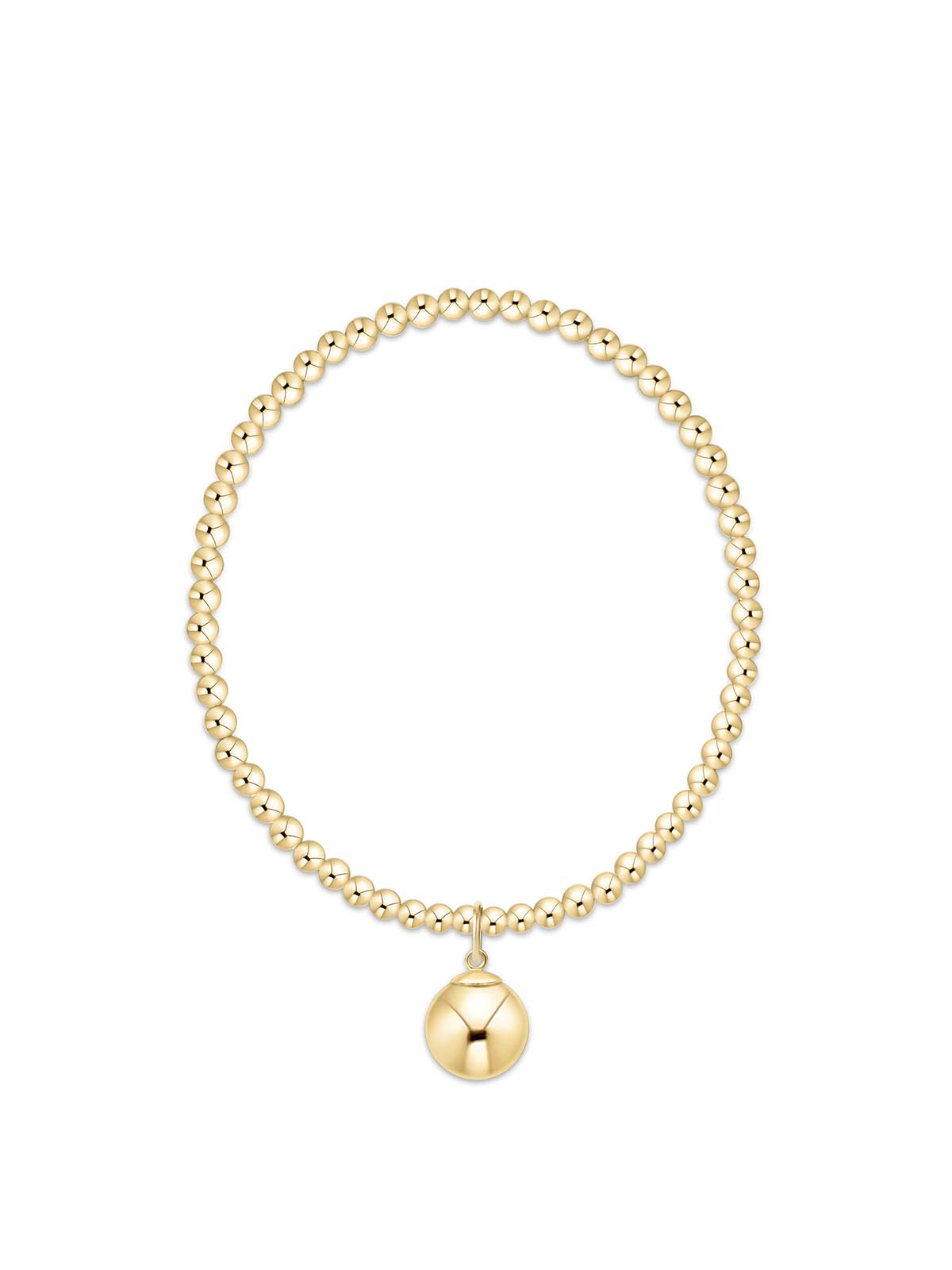 enewton Classic Gold 3mm Bracelet - Classic Gold 10mm Charm