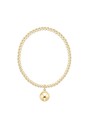 enewton Classic Gold 3mm Bracelet - Classic Gold 10mm Charm