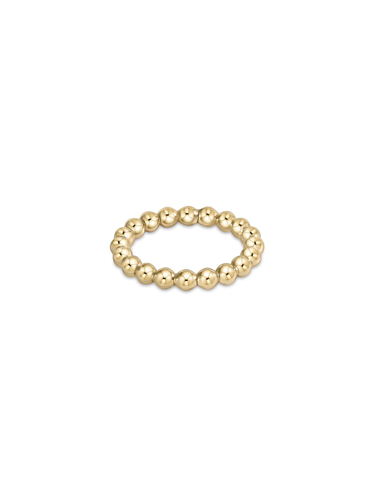 enewton Classic Gold 3mm Bead Ring - Size 8
