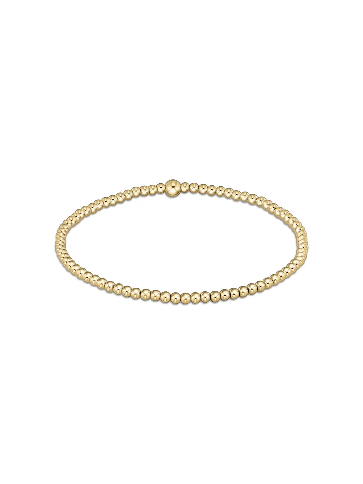 enewton jewelry classic 14k gold-filled beaded stretch bracelet 2.5mm