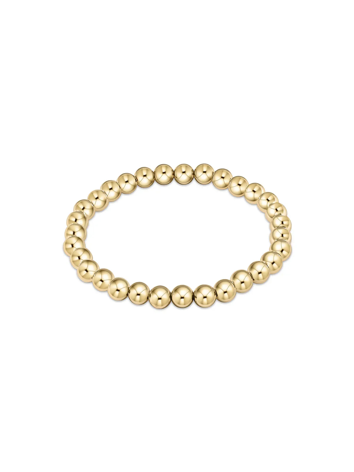 enewton jewelry classic 14k gold-filled beaded stretch bracelet 6mm