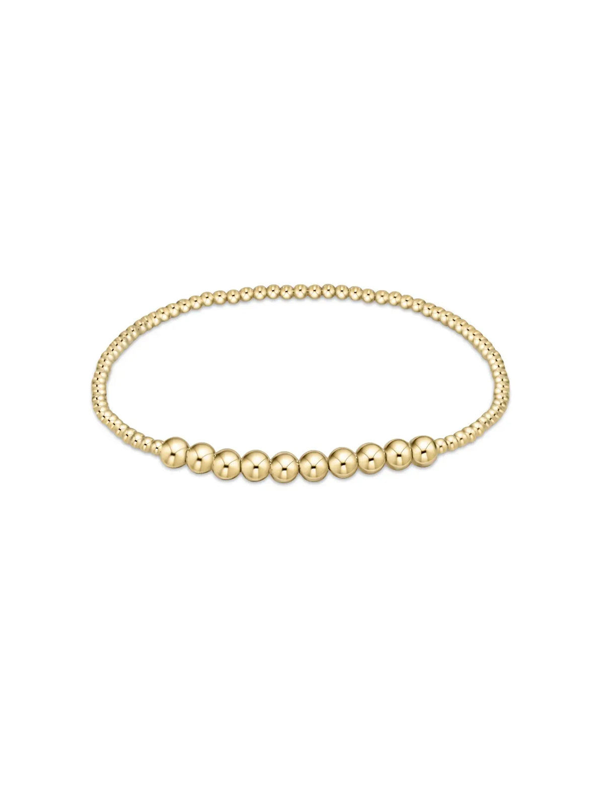 enewton classic gold beaded bliss 2mm bead bracelet 4mm gold-filled