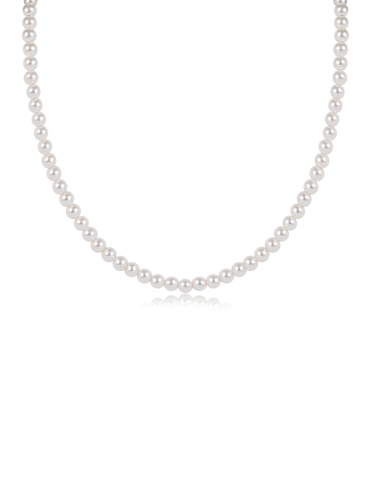 enewton 15" Classic Pearl 4mm Bead Choker Necklace Gold