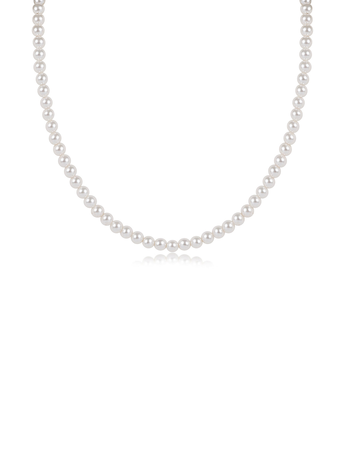 enewton 15" Classic Pearl 4mm Bead Choker Necklace Gold