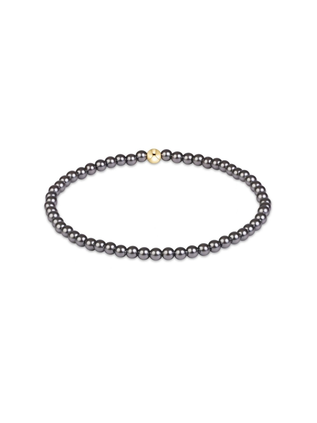 enewton Classic Pearl Dark Grey Bracelet: 3mm