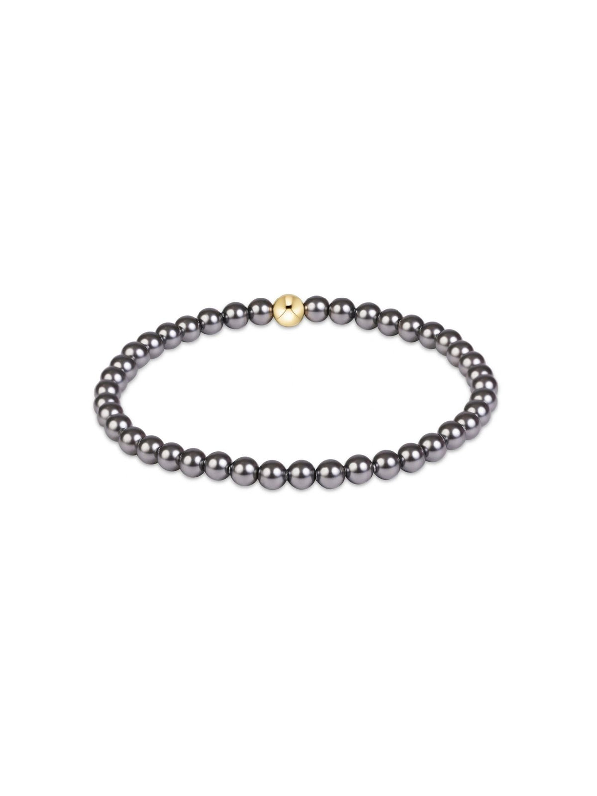 enewton Classic Pearl Dark Grey Bracelet: 4mm