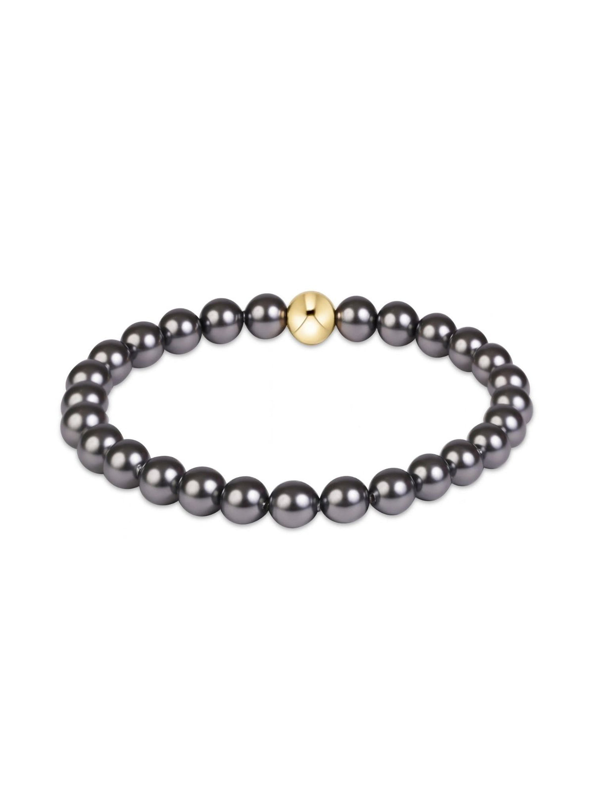 enewton Classic Pearl Dark Grey Bracelet: 6mm