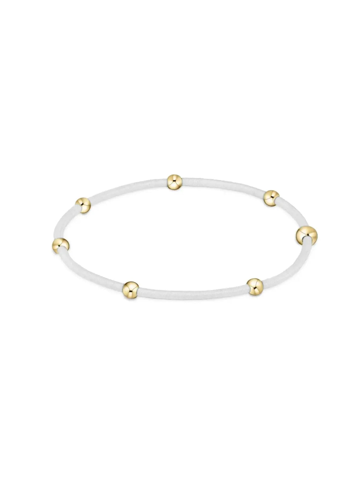 enewton Gameday Essentials Bracelet Stack Gold Light Blue & White Set of 2 Knoxville Tennessee Smokies Baseball Game Day