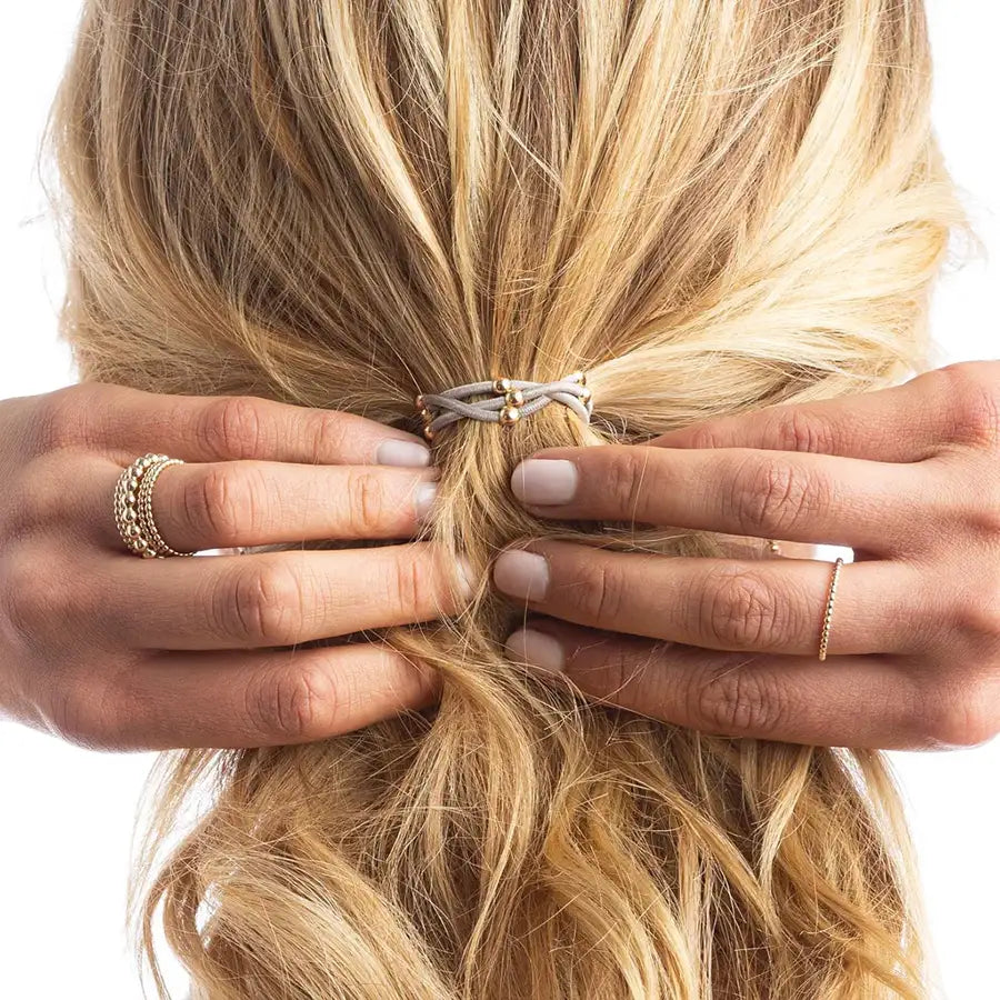 enewton Essentials Cord Bead Bracelet Hair-Tie Gold-Filled