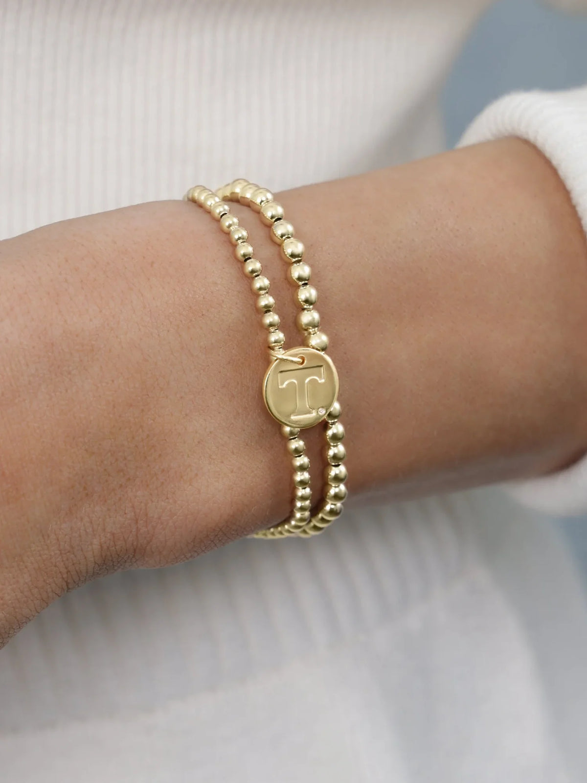enewton Extends eCOLLEGIATE Classic Gold 3mm Bracelet - UTK Disc