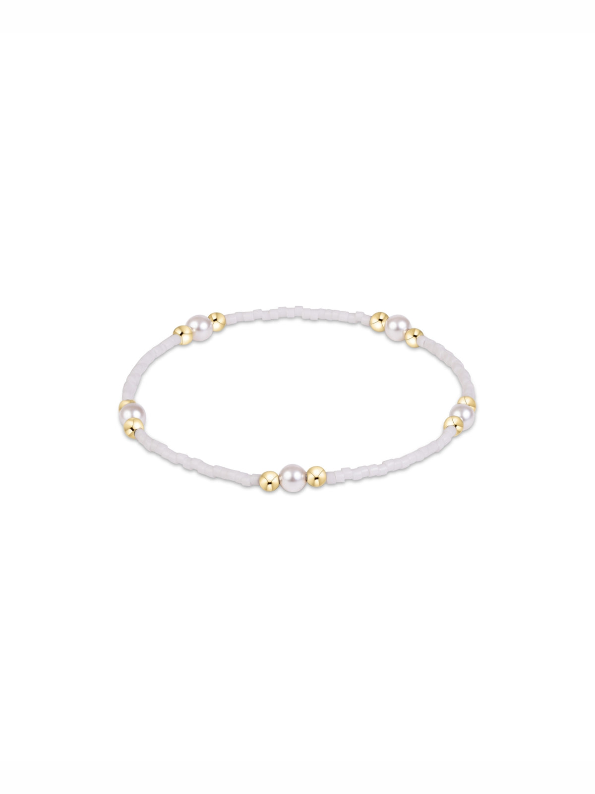 enewton Gameday Purpose Pearl Bracelet white
