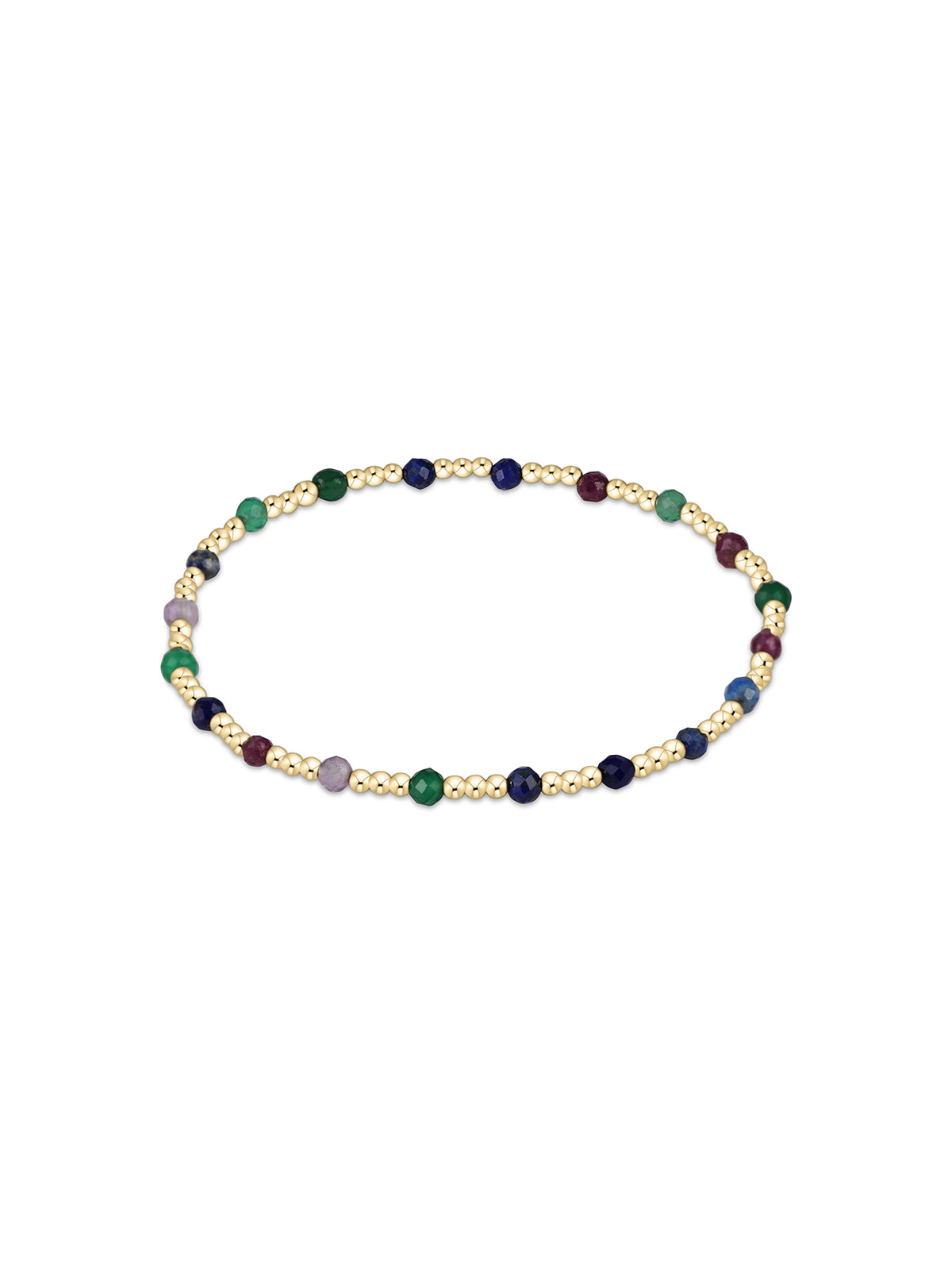 enewton Gemstone Gold Sincerity Pattern 3mm Bead Bracelet Hot Mess Fall Winter 2025
