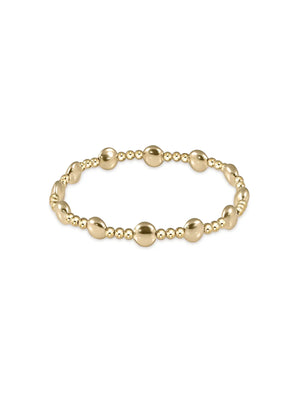 enewton Honesty Sincerity Pattern 6mm Gold Bead Bracelet 14k Gold-Filled