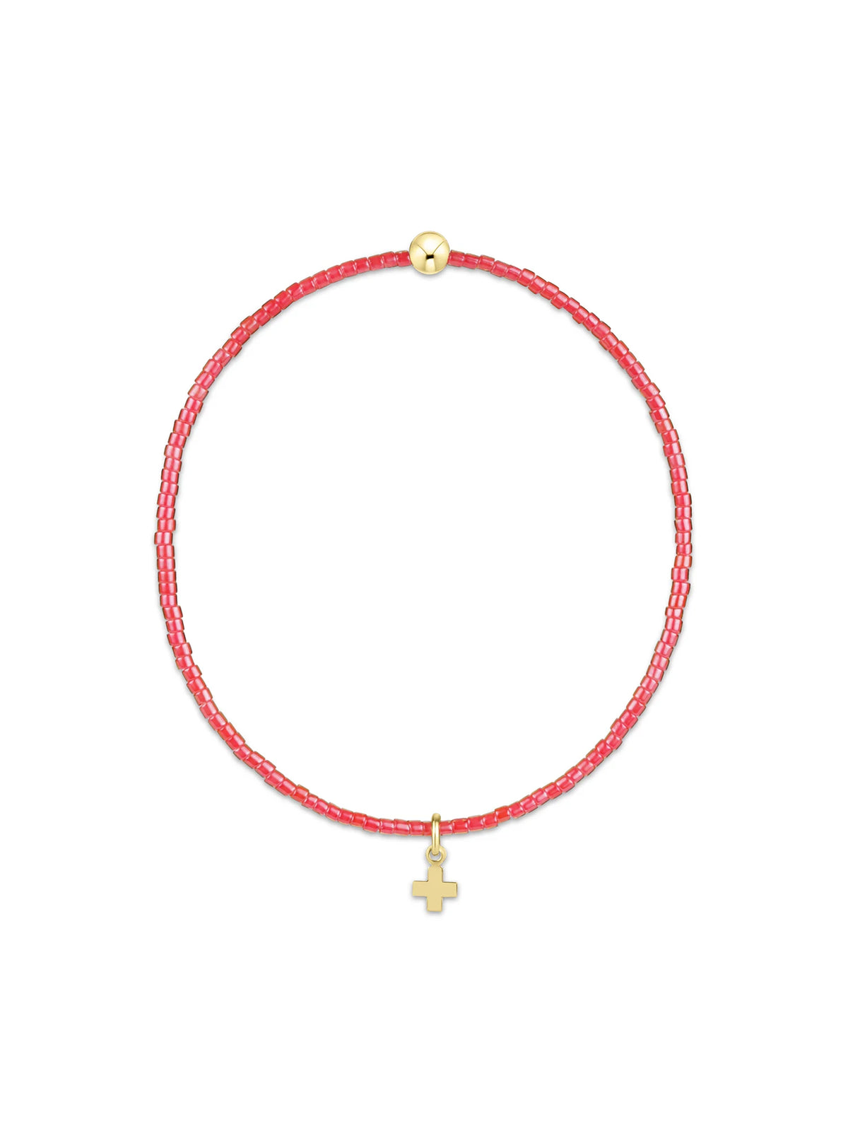 enewton Hope Classic Sherbert Bracelet - Signature Cross Small Gold Charm