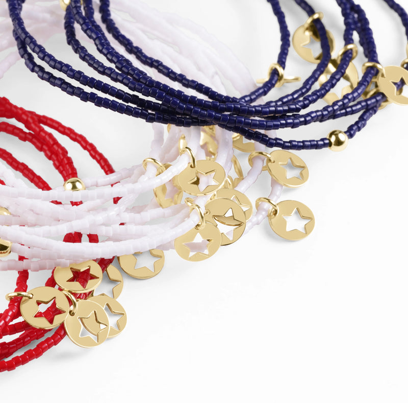 enewton Hope Classic Bracelets - Star Small Gold Disc. enewton America 250 Collection.