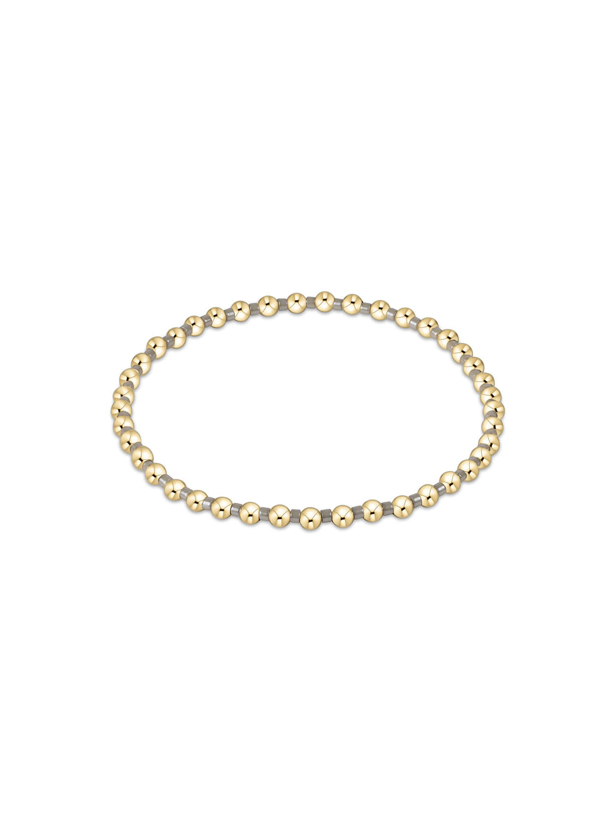 enewton Hope Grateful 2mm Bead Bracelet Gold Milkshake