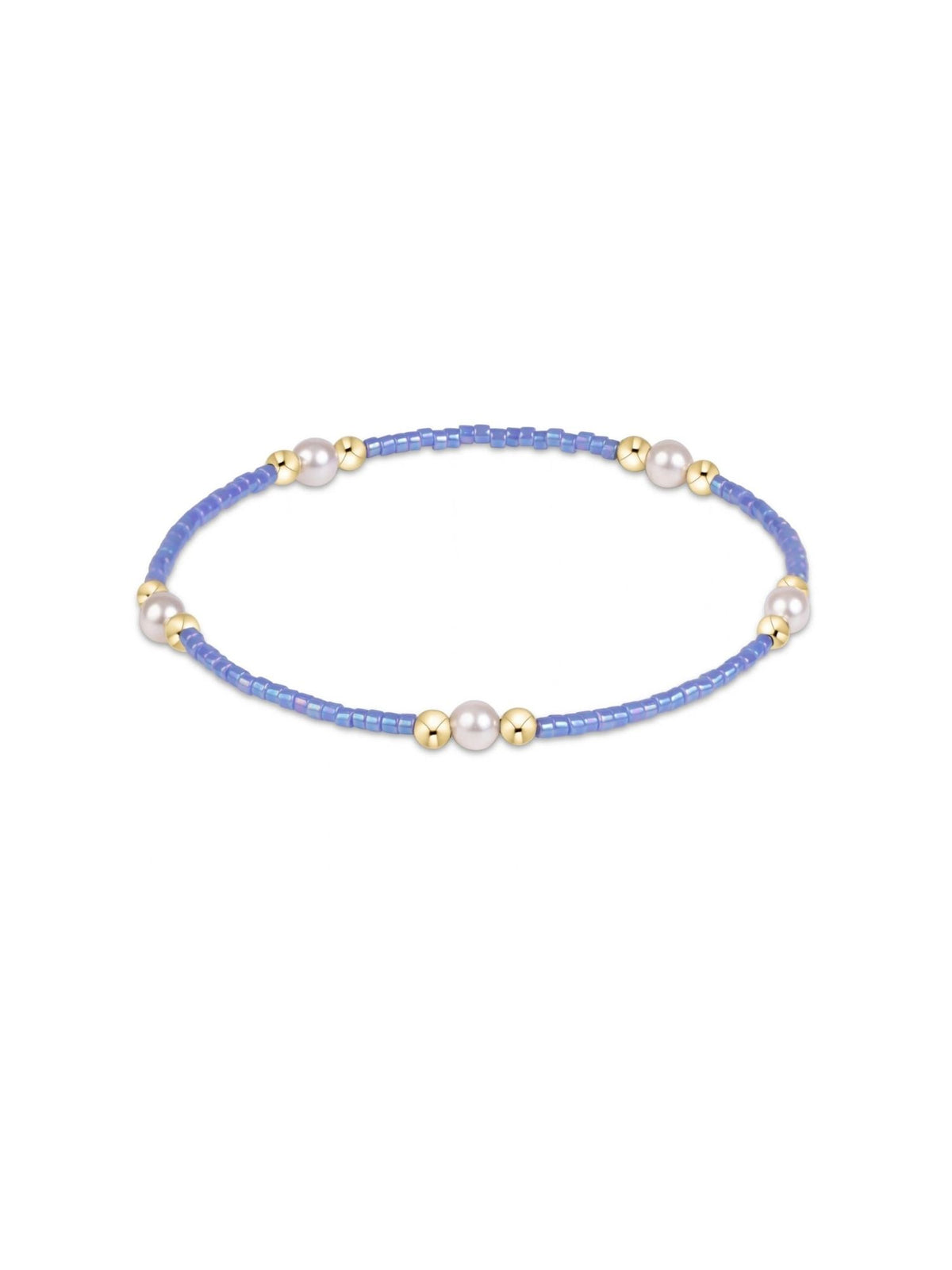 enewton hope purpose pearl bracelet bright blue