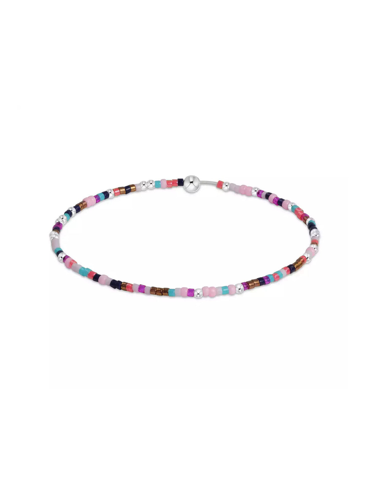 enewton Hope Unwritten 2mm Sterling Silver Bead Bracelet Life of the Party