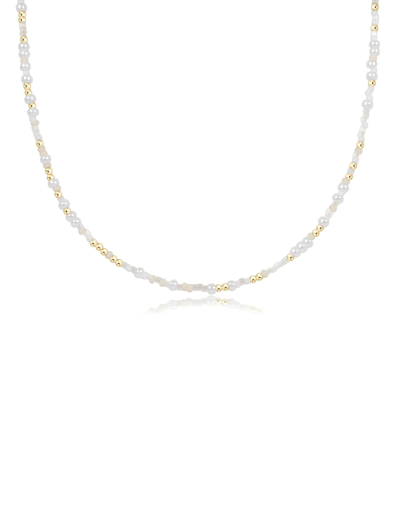 enewton Hope Unwritten 15" Beaded Choker Necklace 14k Gold-Filled Call Me On My Shell Phone