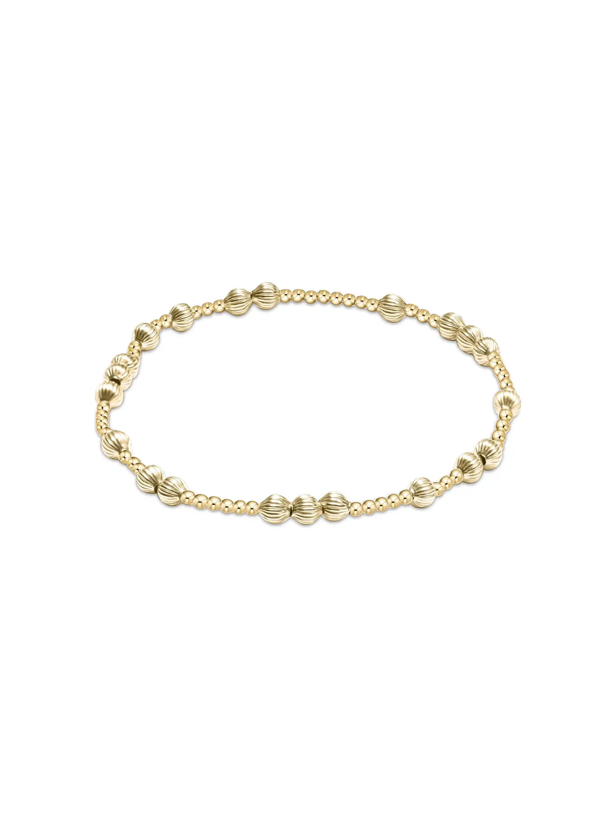 enewton Hope Unwritten Dignity 4mm Gold Bead Bracelet 14k Gold-Filled