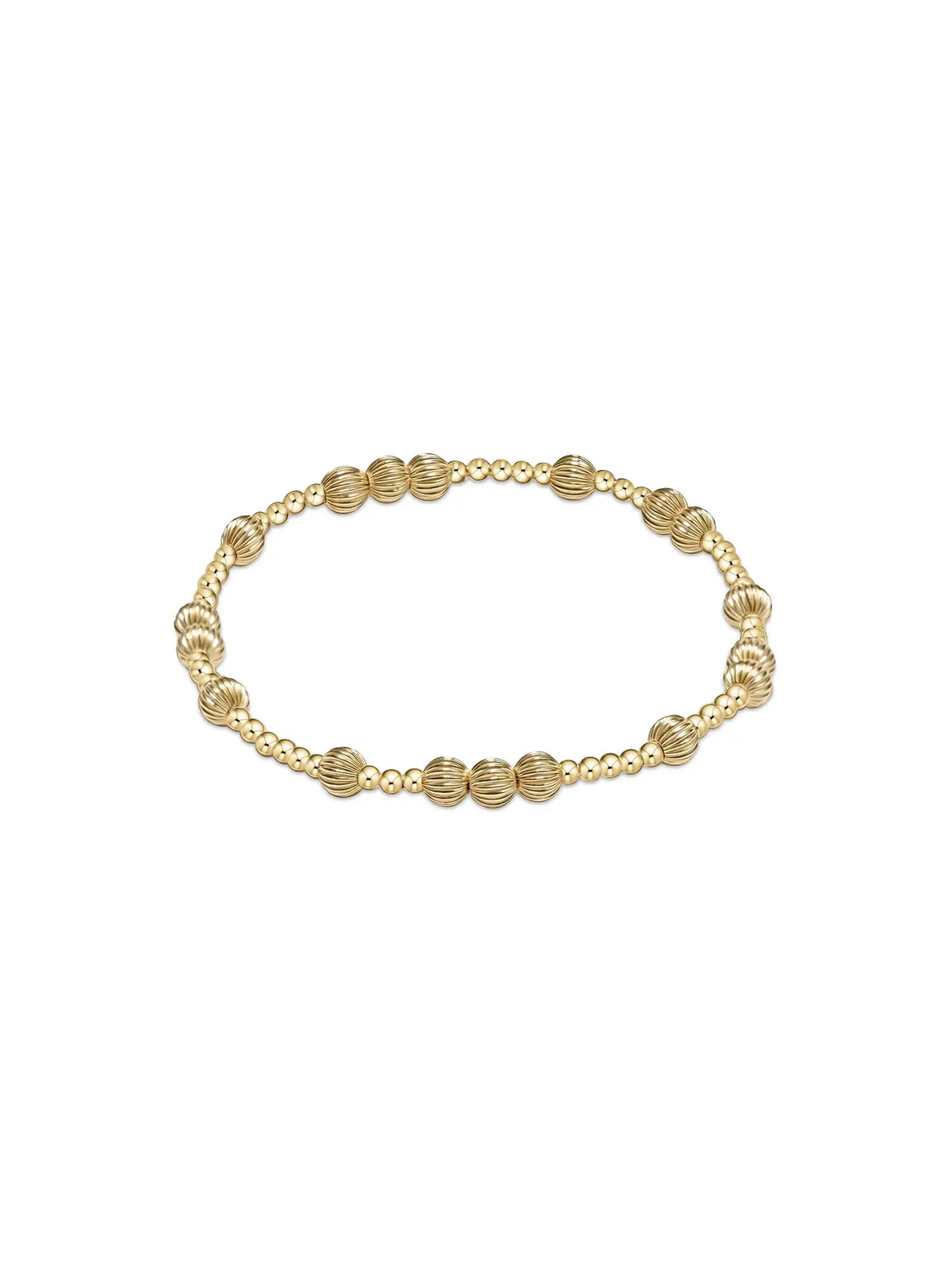 enewton Hope Unwritten Dignity 5mm Gold Bead Bracelet 14k Gold-Filled