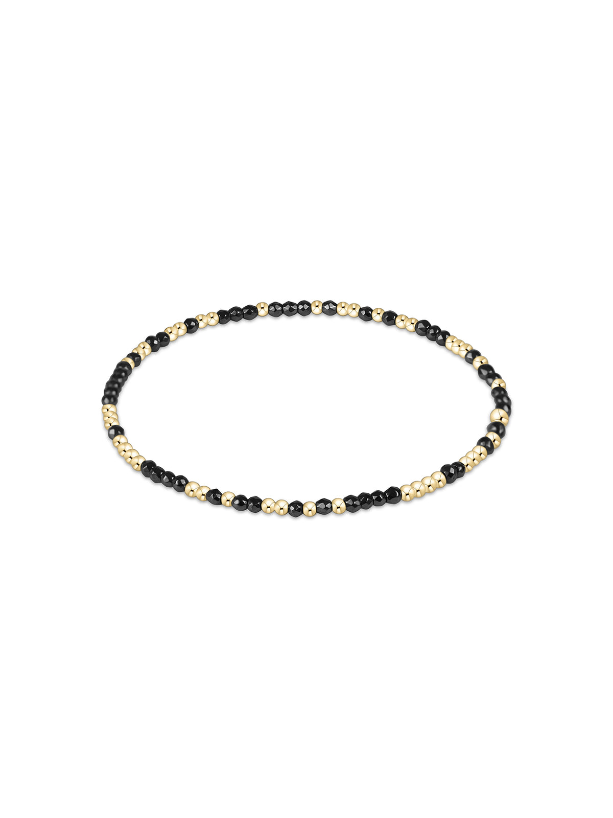 enewton Hope Unwritten Faceted Hematite 2mm Bead Bracelet