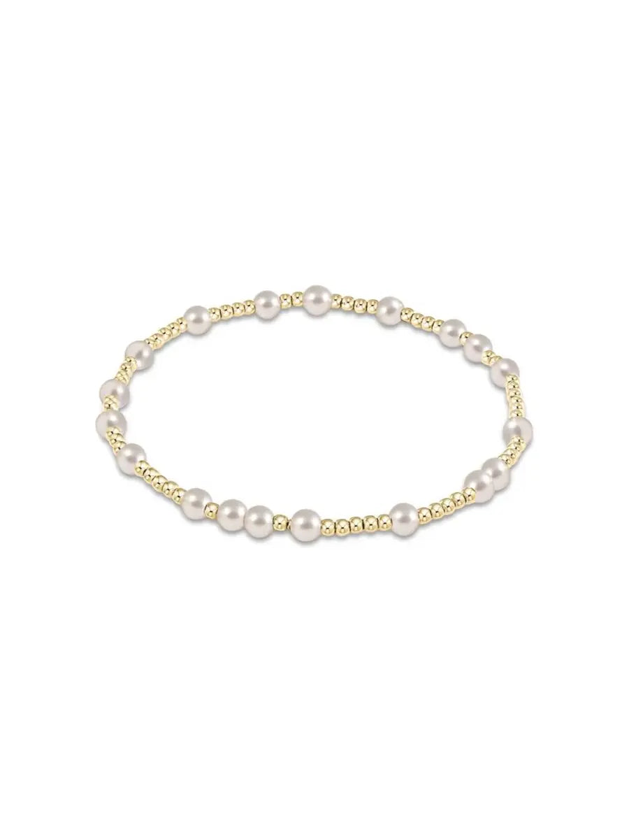 enewton Hope Unwritten Pearl Bead Bracelet 4mm 14k Gold-filled