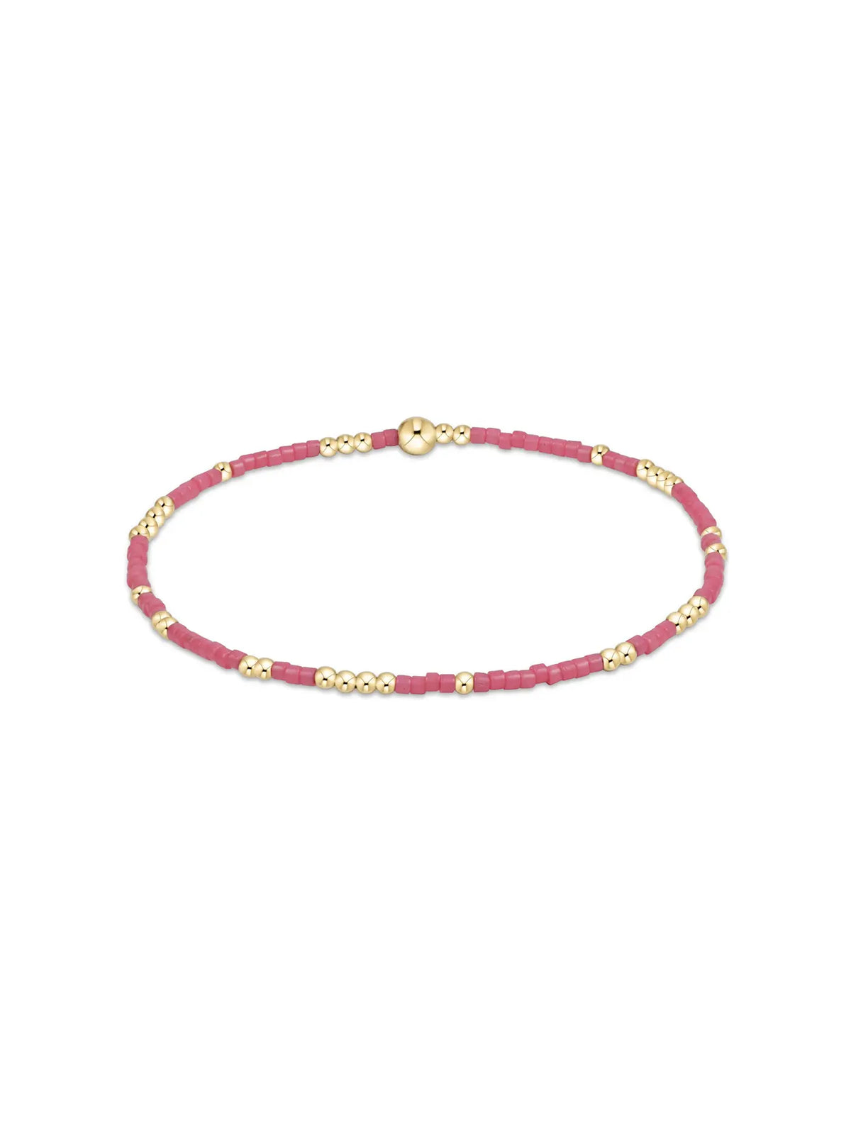 enewton Hope Unwritten Bead Bracelet Gold Bright Pink 14kt Gold-Filled