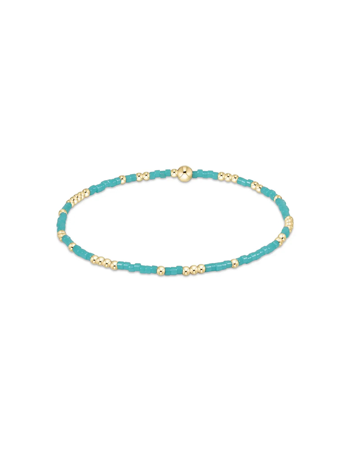 enewton Hope Unwritten Bead Bracelet Gold Turquoise 14kt Gold-Filled