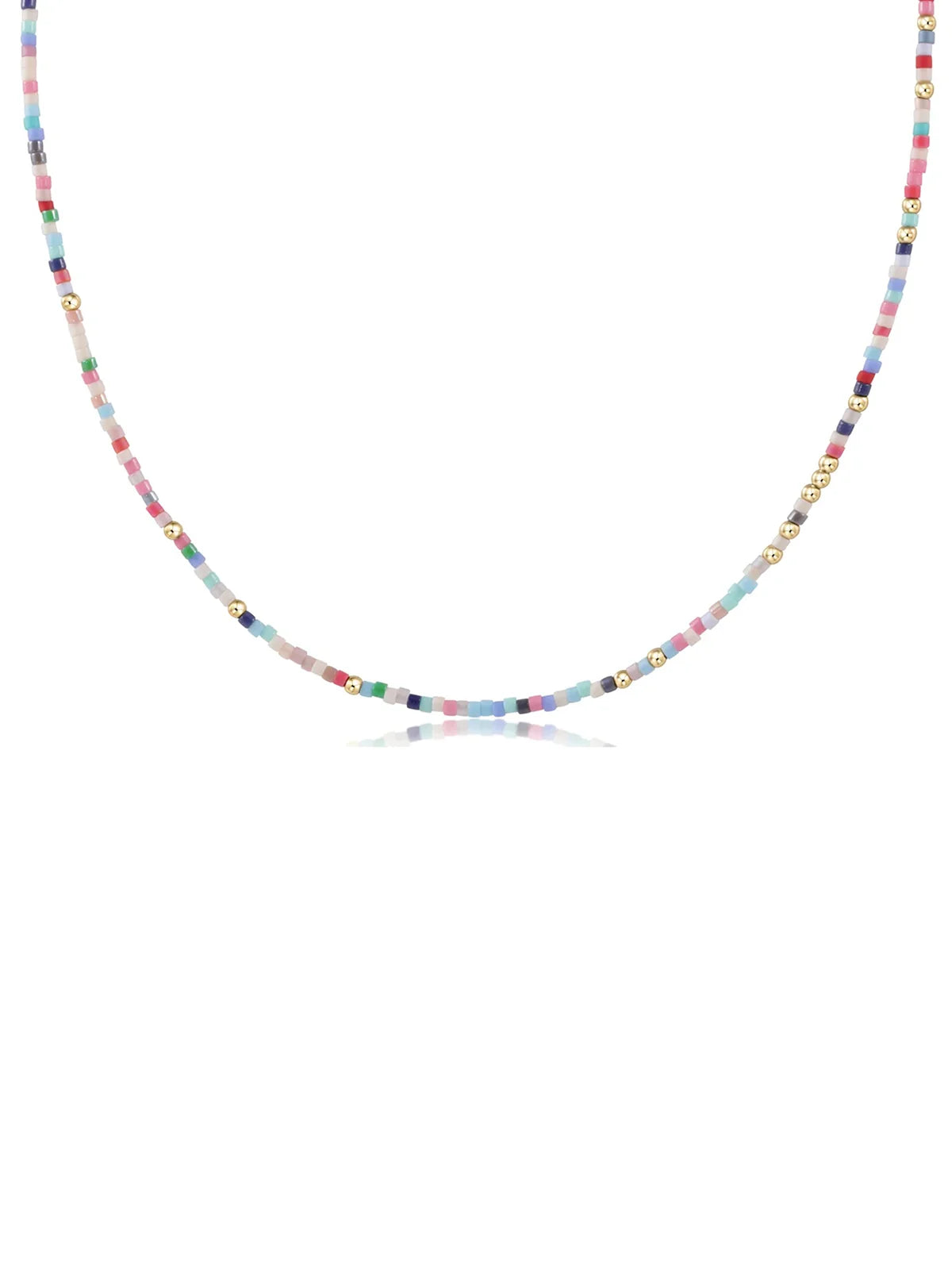 enewton Hope Unwritten 15" Beaded Choker Necklace 14k Gold-Filled Hot Mess
