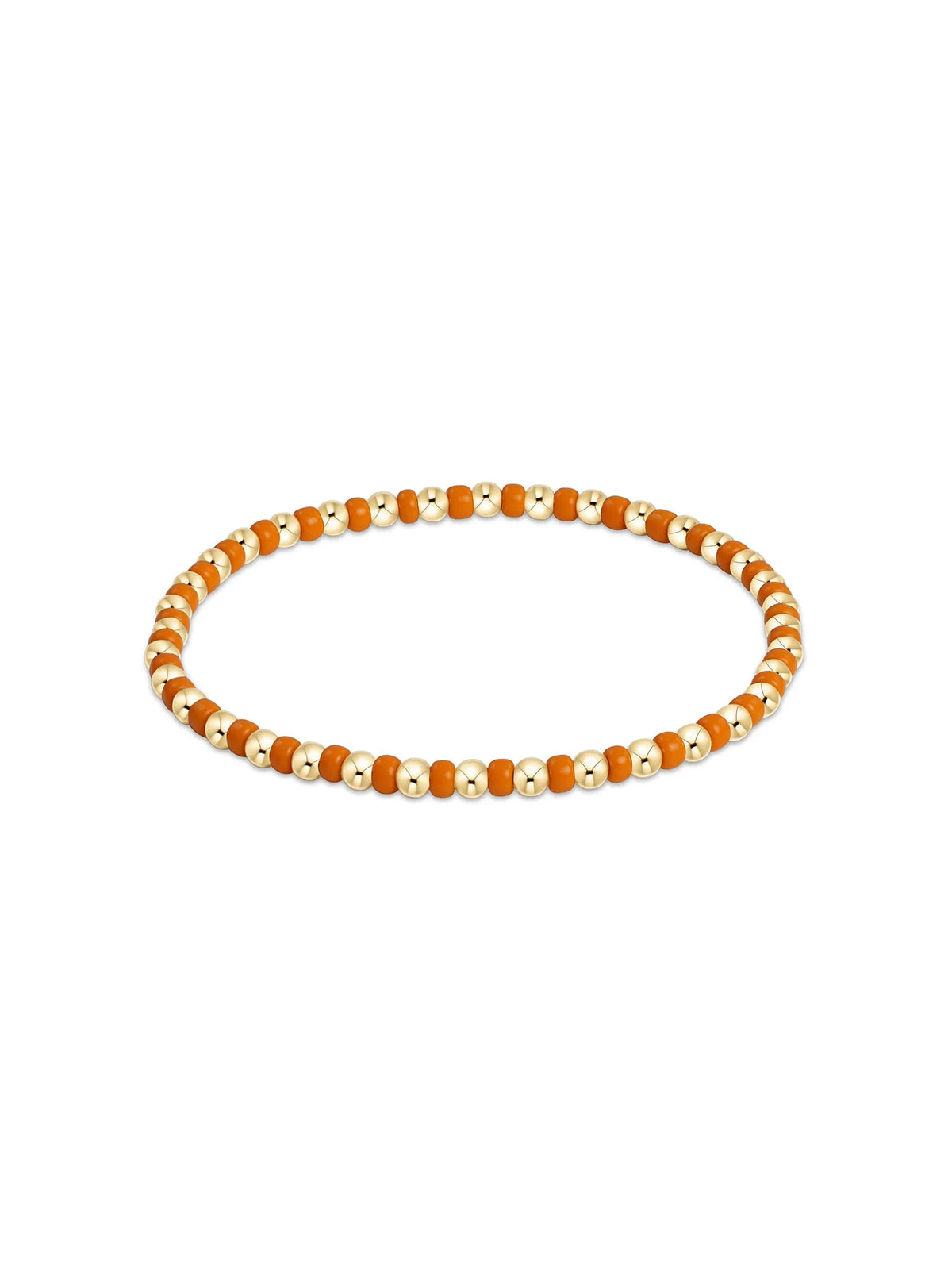 enewton jewelry orange and gold beaded hope grateful bracelet for game day elizabeth newton jewelry tennessee volunteers game day