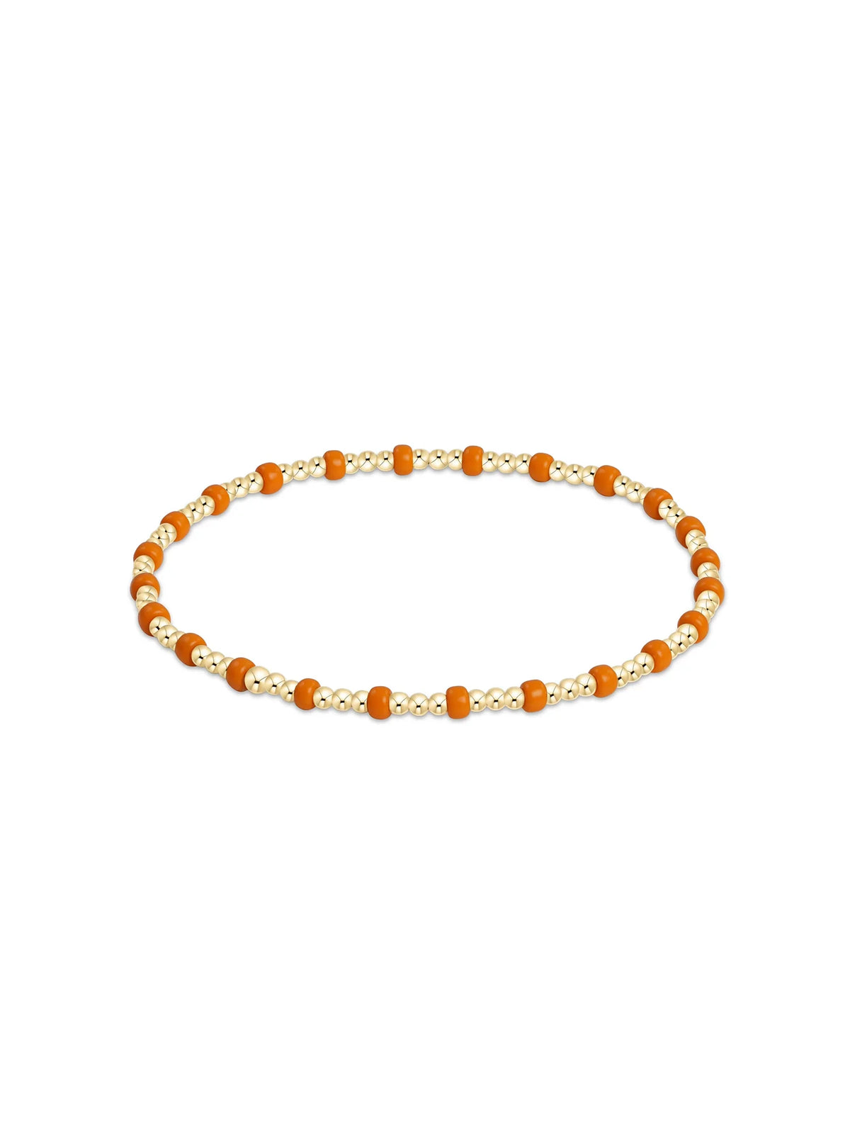 enewton jewelry orange and gold beaded hope sincerity bracelet for game day elizabeth newton jewelry tennessee volunteers game day