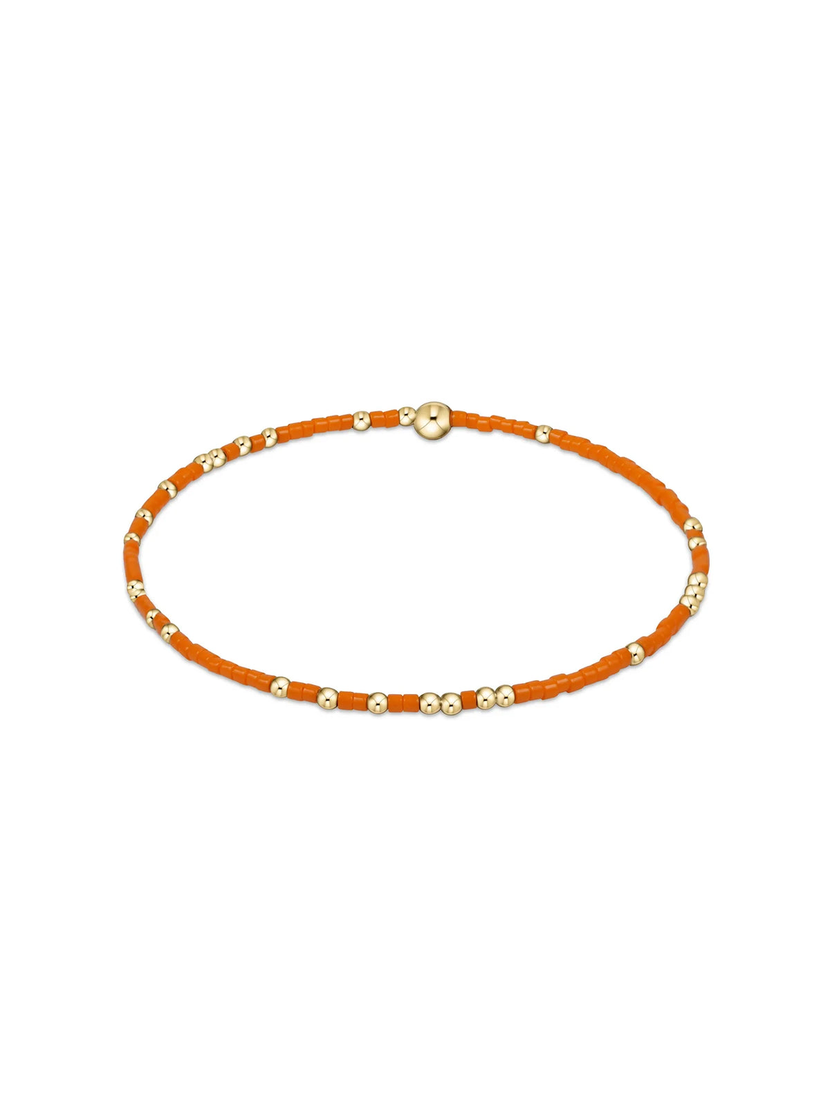 enewton jewelry orange and gold beaded hope unwritten bracelet for game day elizabeth newton jewelry tennessee volunteers game day