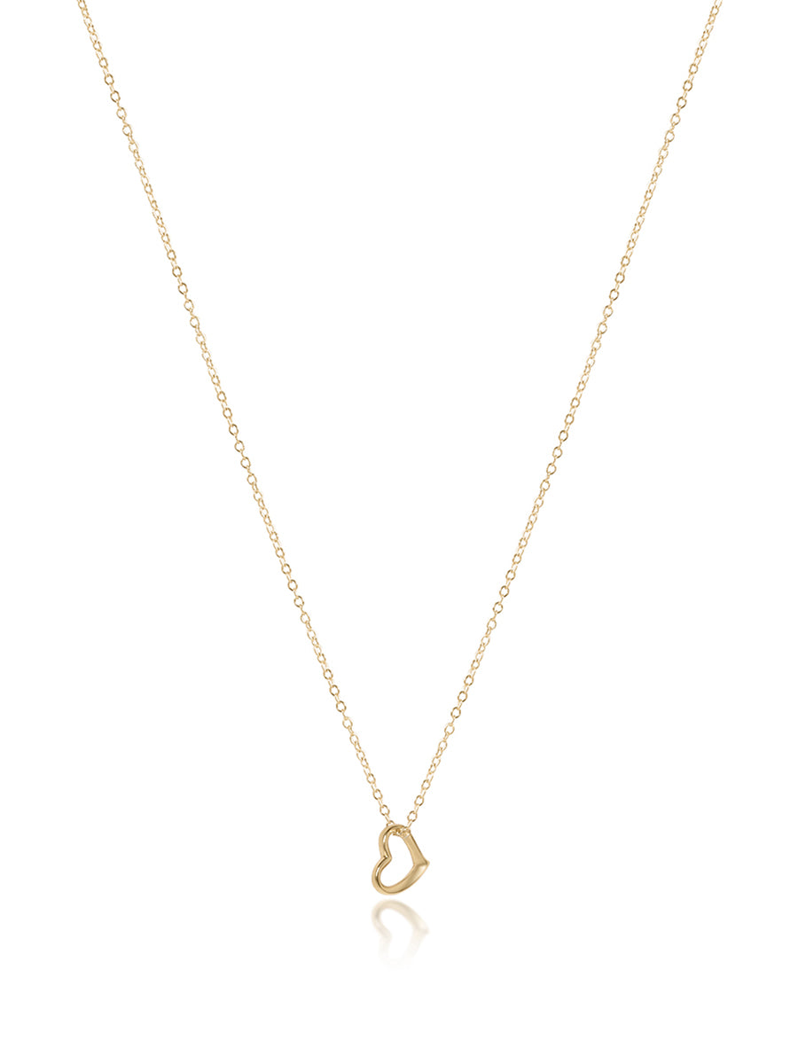 enewton 16" Love Small Gold Charm Necklace Gold