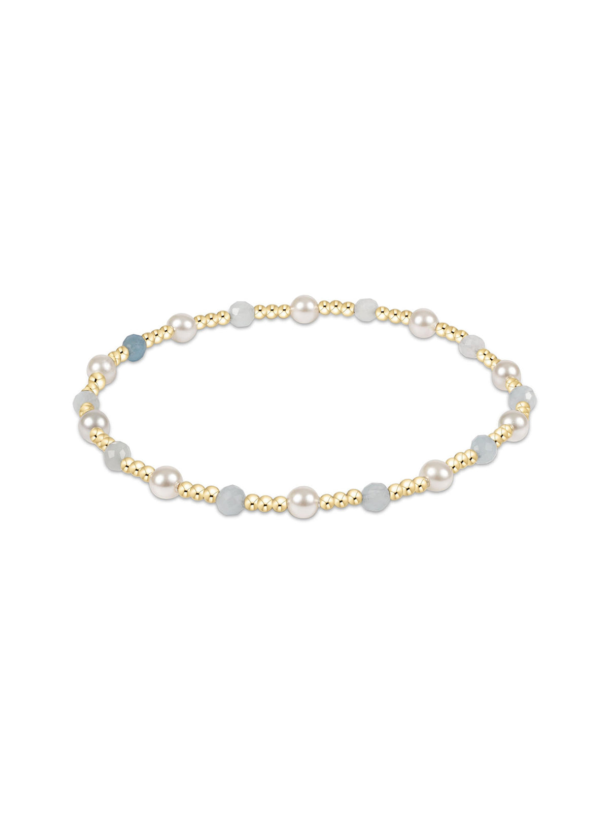 enewton Pearl Sincerity 4mm Gemstone Bracelet - Aquamarine