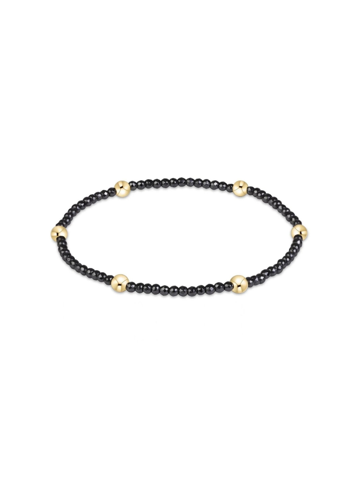 enewton Presence Faceted Hematite Bracelet: 2mm