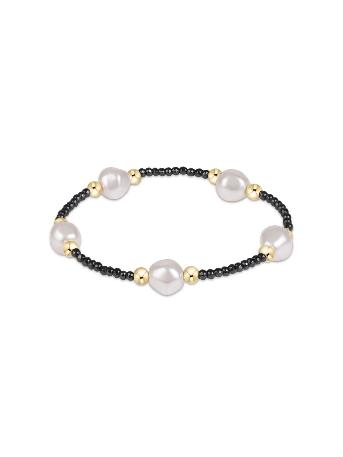 enewton Purpose Admire Pearl 8mm Faceted Hematite Bracelet