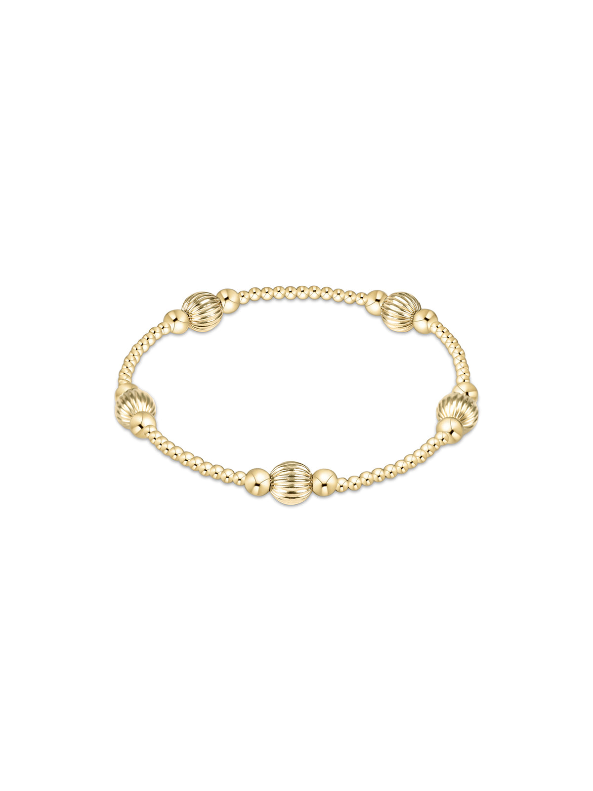 enewton Purpose Dignity Gold 6mm Bead Bracelet Gold