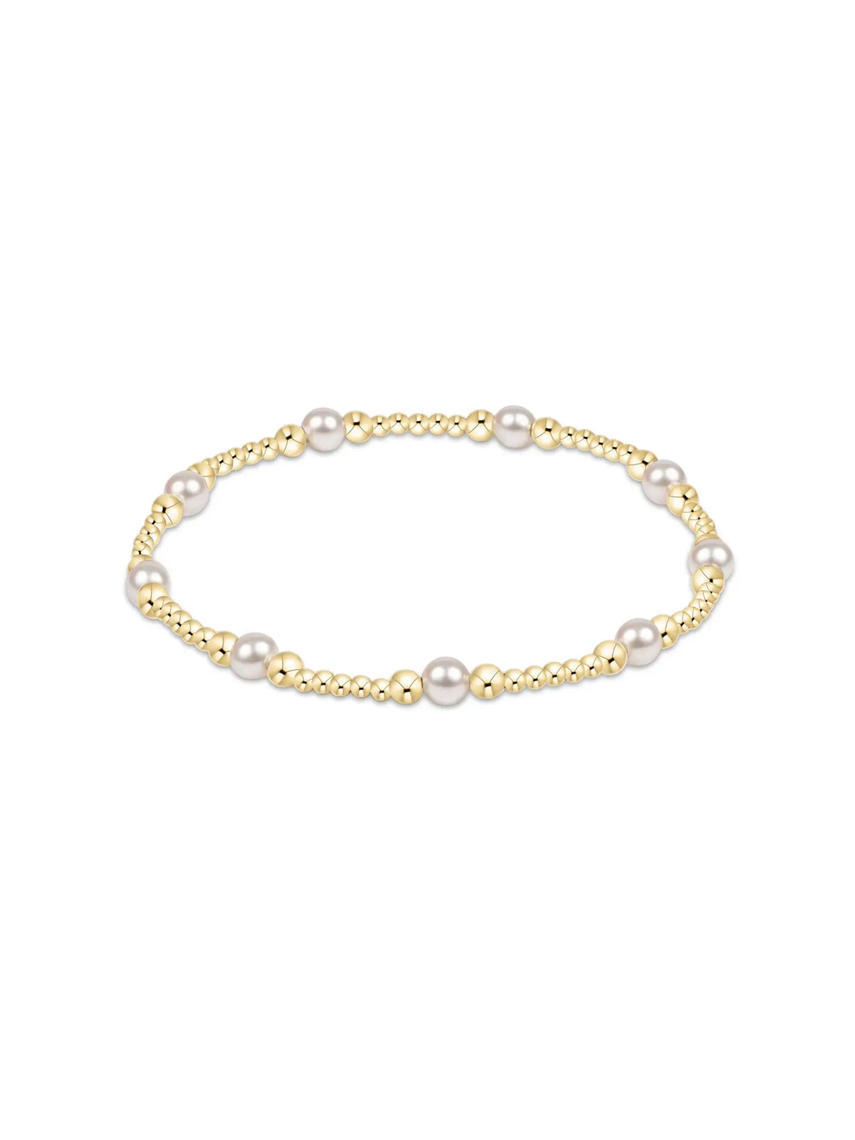 enewton Purpose Pearl 4mm Gold Bracelet