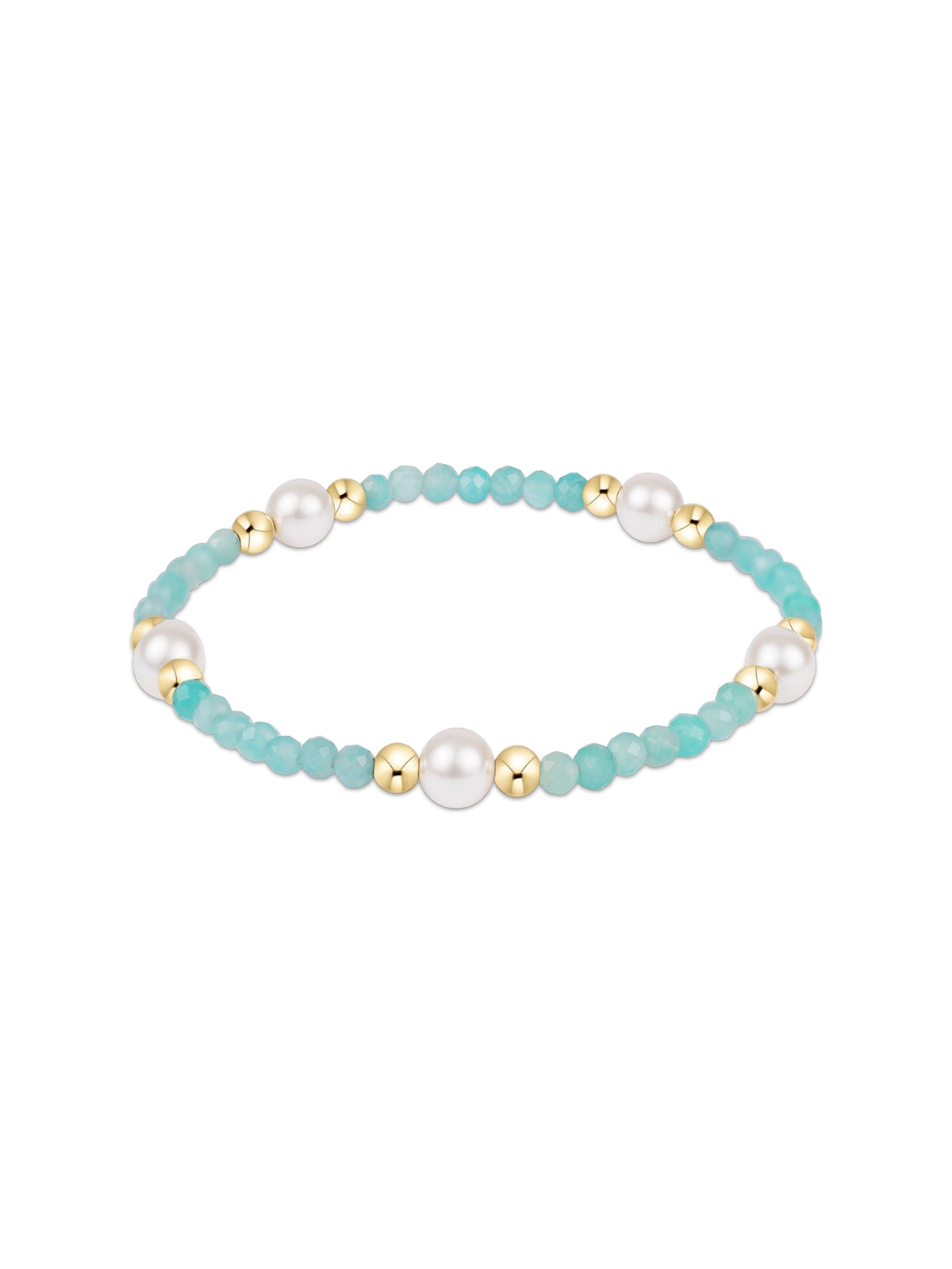 enewton Purpose Pearl 6mm Gemstone Bracelet - Amazonite