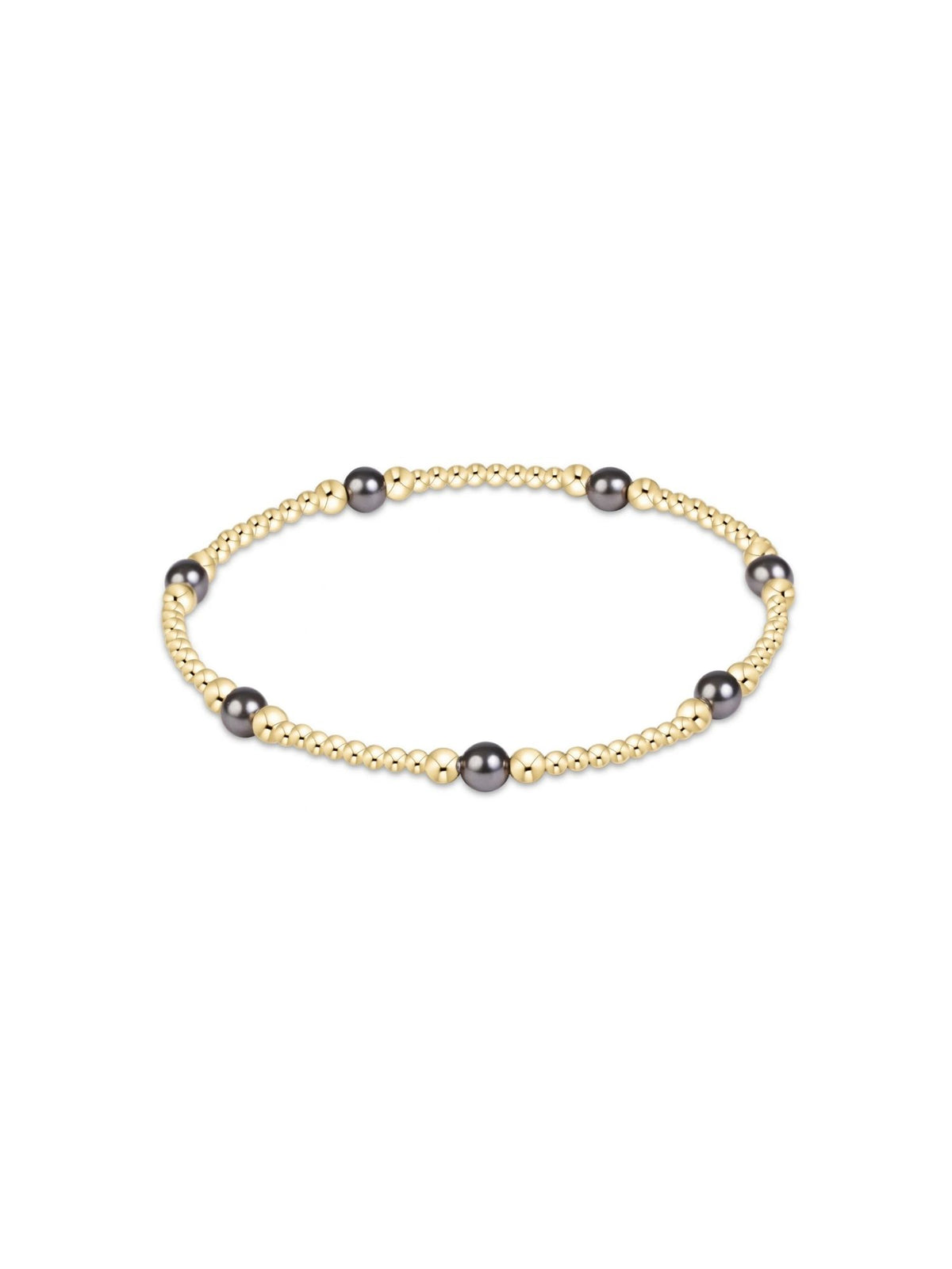 enewton Purpose Pearl Dark Grey Bracelet: 4mm