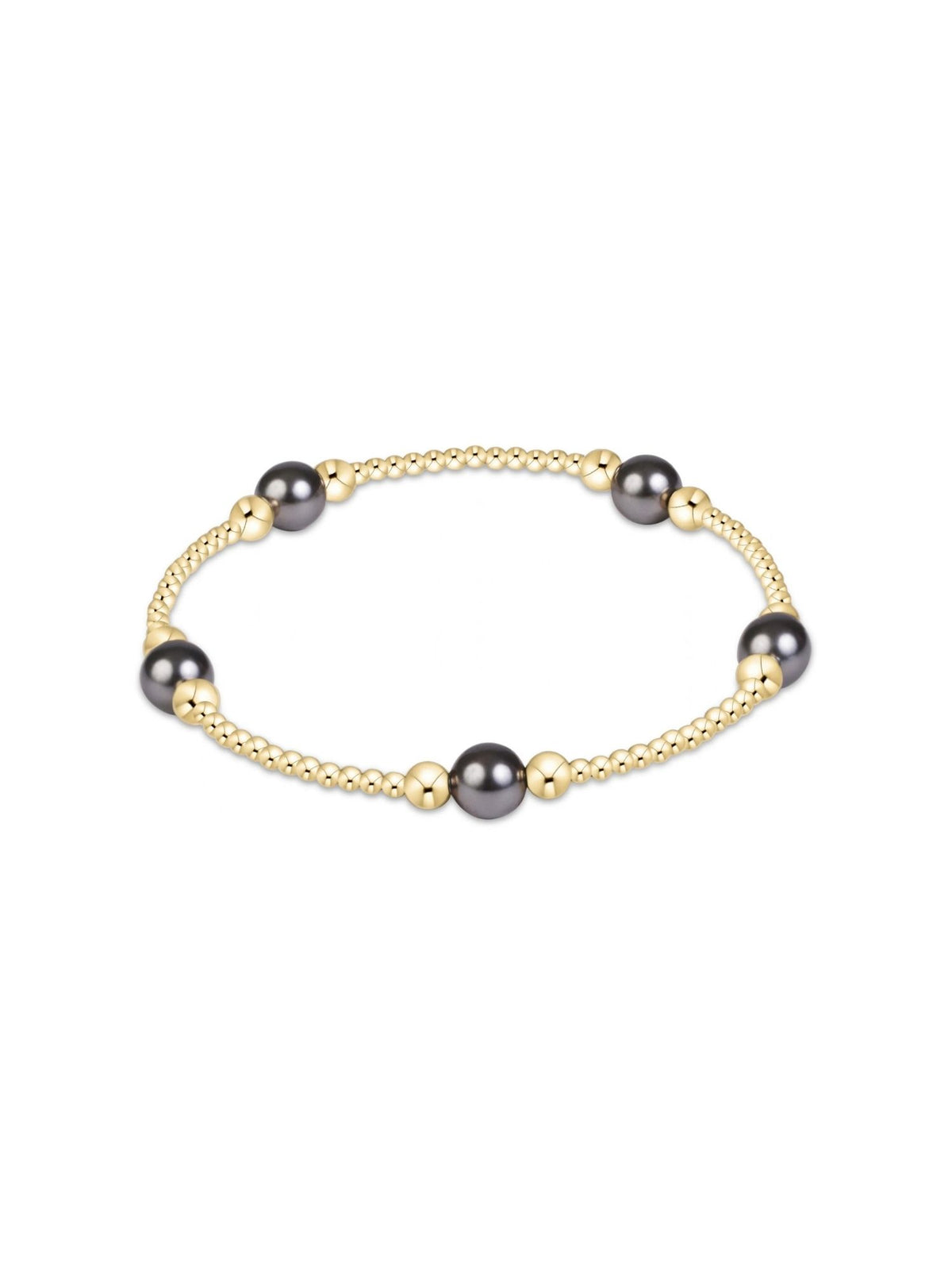 enewton Purpose Pearl Dark Grey Bracelet: 6mm