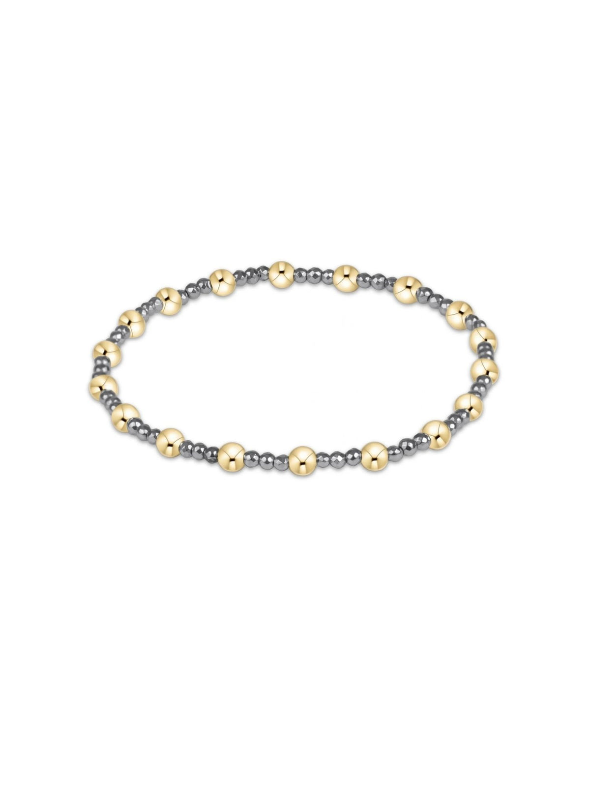 enewton Sincerity Silver Faceted Hematite Bracelet: 2mm