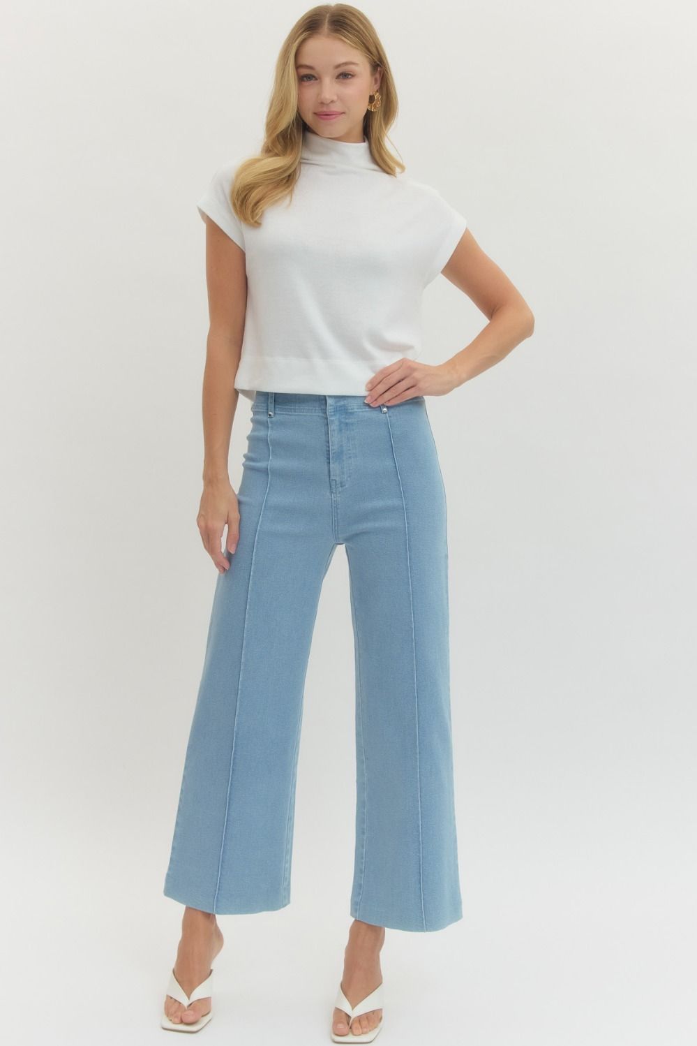 Skyline Seam Wide Leg Pants