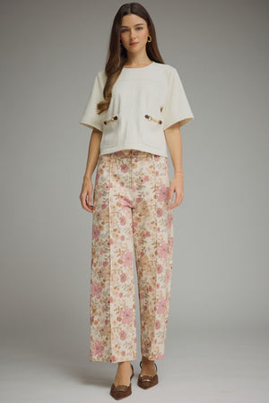 Autumn Garden Seam Detail Pants