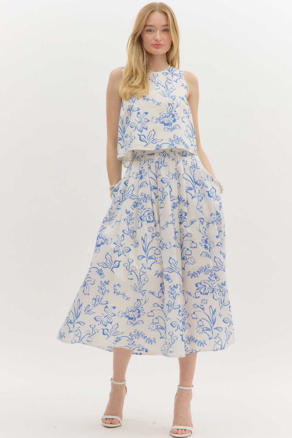 Dainty Dreams Midi Skirt